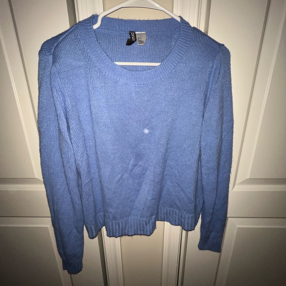 Light blue crew sweater